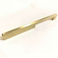 furniture hardware 96mm 128mm 160mm 192mm brass shiny cabinet drawer bedroom dresser pull handle