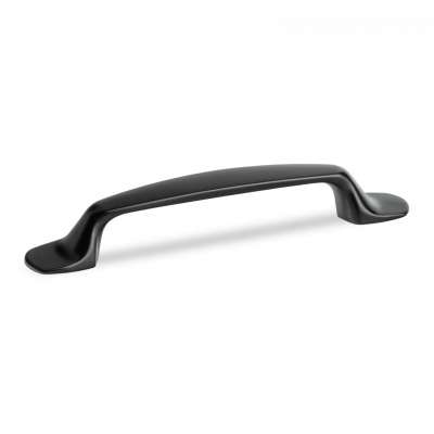 Modern stainless aluminum bathroom kitchen sliding Black cabinet door pull handle